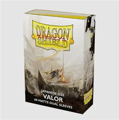 Dragon Shield Matte Dual Valor kortfickor Japanese 60-pack