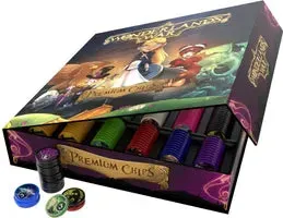 Dragon's Lair Wonderlands War Premium Chip Box förvaringslåda 200+ marker