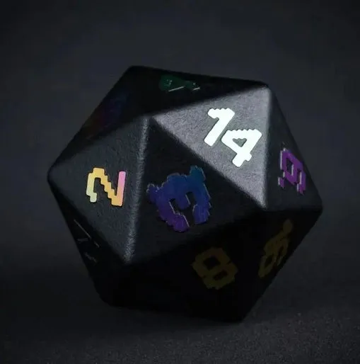 Dragon's Lair Obsidian tärningsset ädelsten rollspel