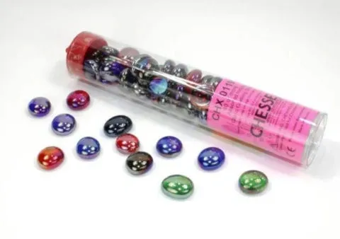 Chessex Gaming Counters glasstenar tub 40-pack