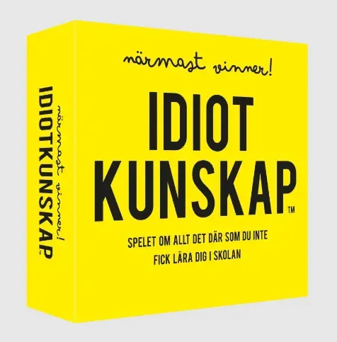 Idiotkunskap Närmast vinner frågespel svenska regler 400 frågor