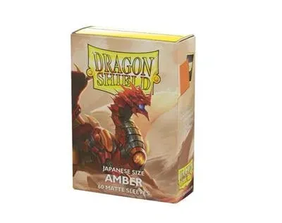 Dragon Shield Japanese Matte kortskydd Amber 60-pack