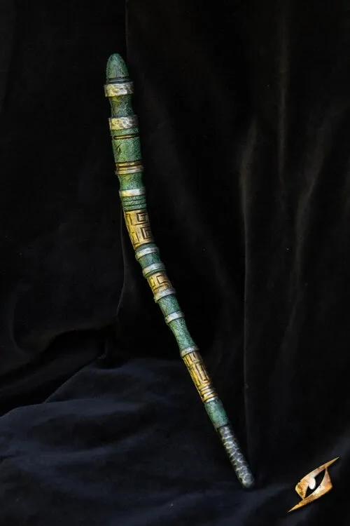Epic Armoury Mystic Wand lajvstav grön PU böjbar