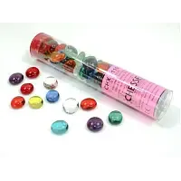 Chessex Gaming Counters glasstenar tub 40-pack