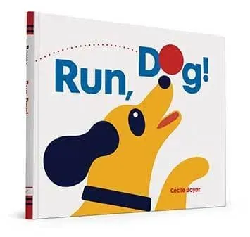 Games Room Run, Dog! barnbok 3-5 år boll