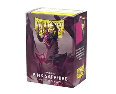 Dragon Shield Matte Pink Sapphire sleeves 100-pack standard