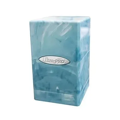 Ultra Pro Satin Tower kortlåda limegrön/vit 100 double-sleeve