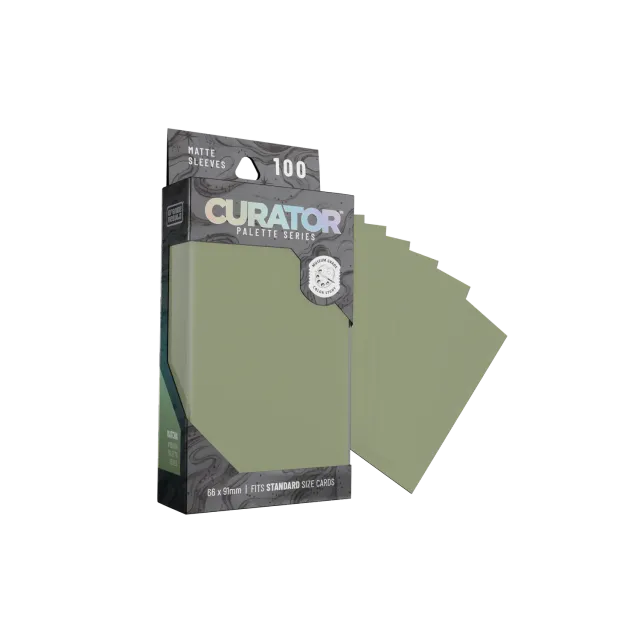 Orange Nebula Curator Palette Matcha kortfodral 100-pack grön