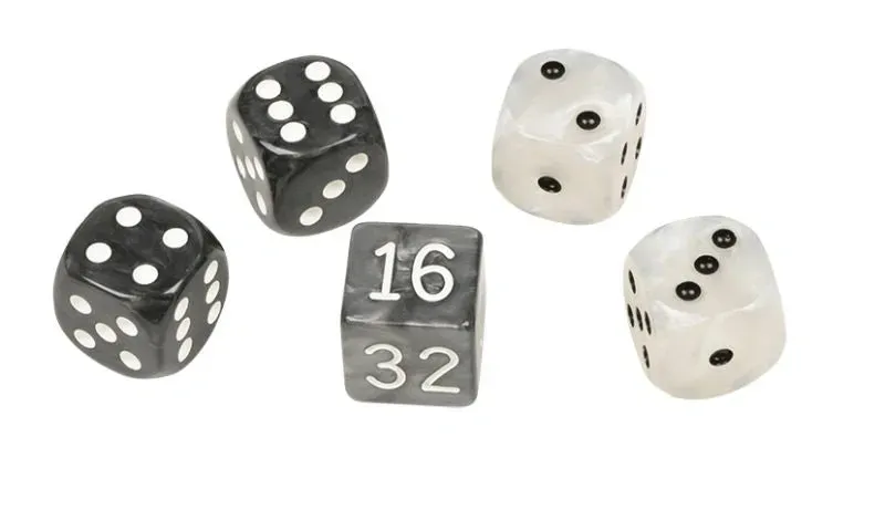 Dragon's Lair 4112 tärningsset backgammon 16 mm