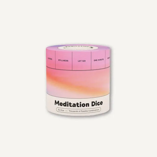 Games Room Meditation Dice tärningar 6 trä