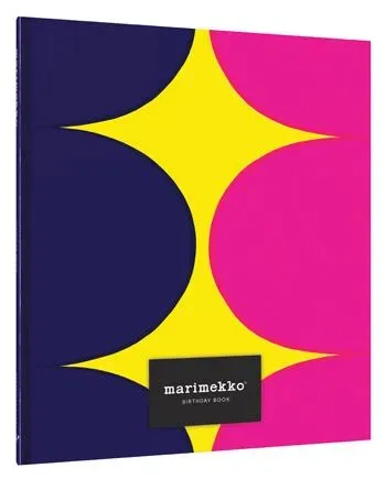 Games Room Marimekko Birthday Book födelsedagsbok mönstrad
