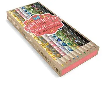 Games Room Wanderlust Wildflowers färgpennor 10-pack blommiga