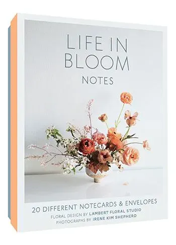 Games Room Life in Bloom Notes kort 16-pack blommotiv