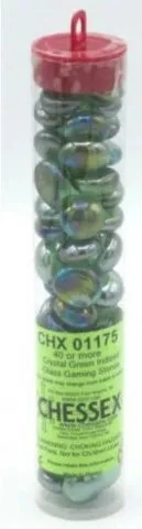 Chessex Gaming Counters glasstenar tub 40-pack