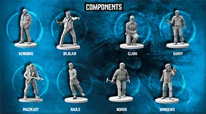 Pendragon The Thing miniaturset människor 8-pack