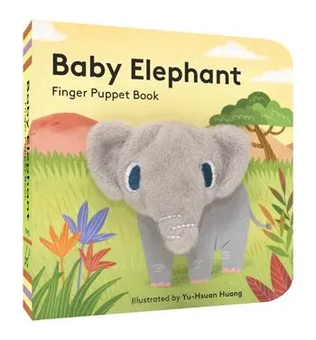 Games Room Baby Elephant pekbok fingerdocka
