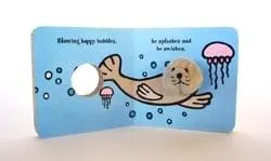 Games Room Little Seal pekbok med fingerdocka