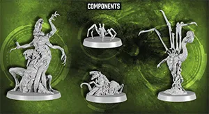 Pendragon Game Studio The Thing Aliens miniatyrset 4 figurer