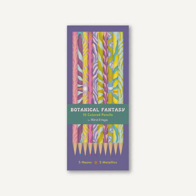 Games Room Botanical Fantasy färgpennor 10-pack neon