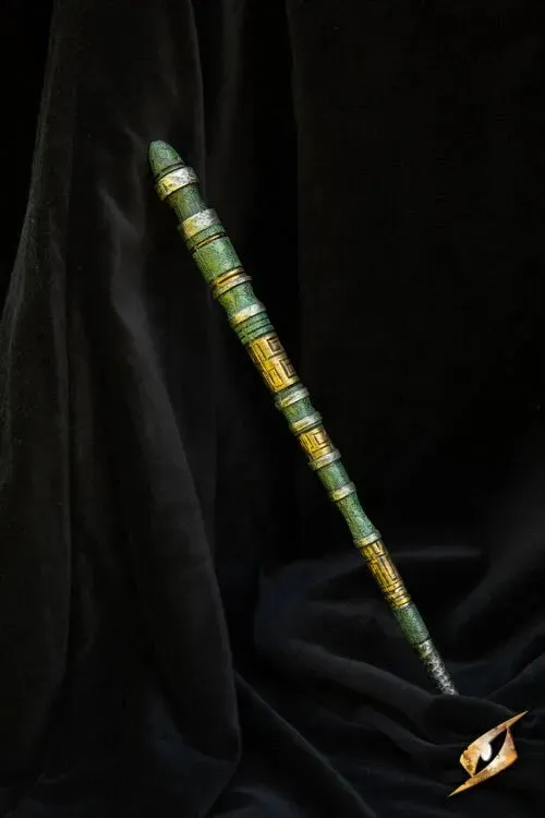 Epic Armoury Mystic Wand lajvstav grön PU böjbar
