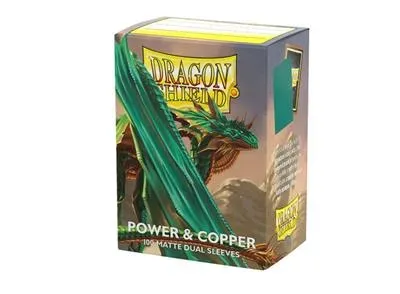 Dragon Shield Matte Dual Power & Copper sleeves 100-pack koppar