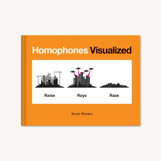 Chronicle Books Homophones Visualized bok 100 ordpar