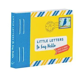 Games Room Little Letters to Say Hello brev 75-pack mini