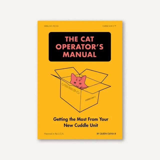 Games Room The Cat Operator's Manual bok kattälskare