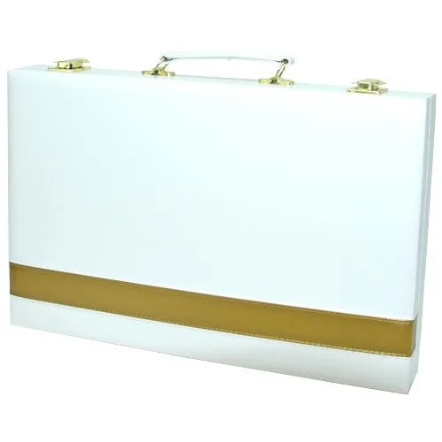 Dragon's Lair Backgammon 38 cm brädspel vit guld