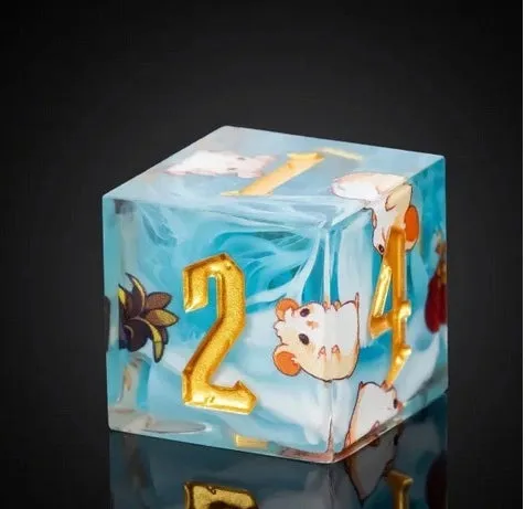 Dragon's Lair Hamster tärningsset rollspel 7 tärningar