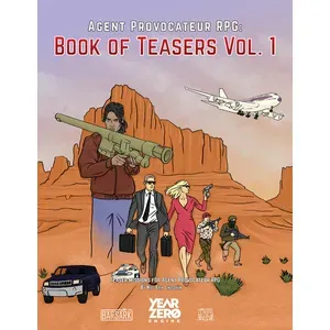 Dragon's Lair Agent Provocateur RPG Book of Teasers Vol. 1 äventyr