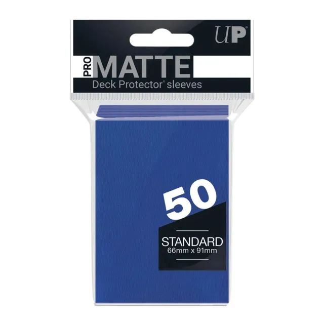 Ultra Pro Pro-Matte kortfickor blå 50-pack non glare