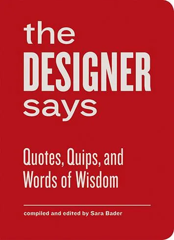 Games Room Designer Says Words of Wisdom citatbok