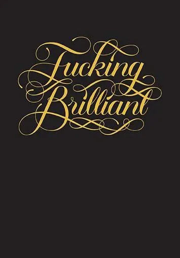 Games Room Fucking Brilliant Journal anteckningsbok