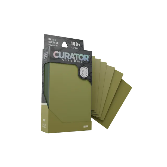 Orange Nebula Curator Palette Moss kortfodral 66x91 100-pack