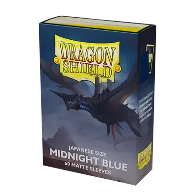 Dragon Shield Japanese Matte kortfickor Midnight Blue 60p