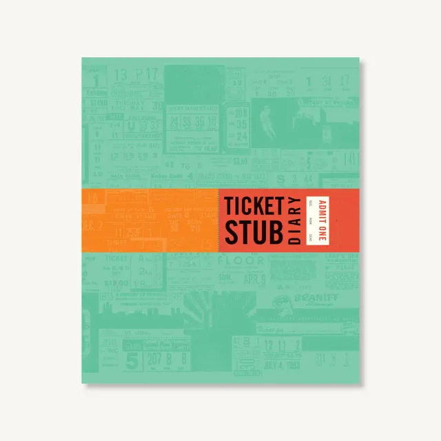 Games Room Ticket Stub Diary biljettdagbok syrafria sidor