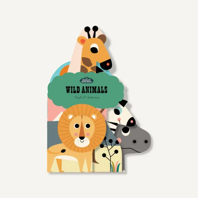 Games Room Bookscape Wild Animals pekbok savann